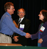 Photo of D. Randall Lacey accepting his award